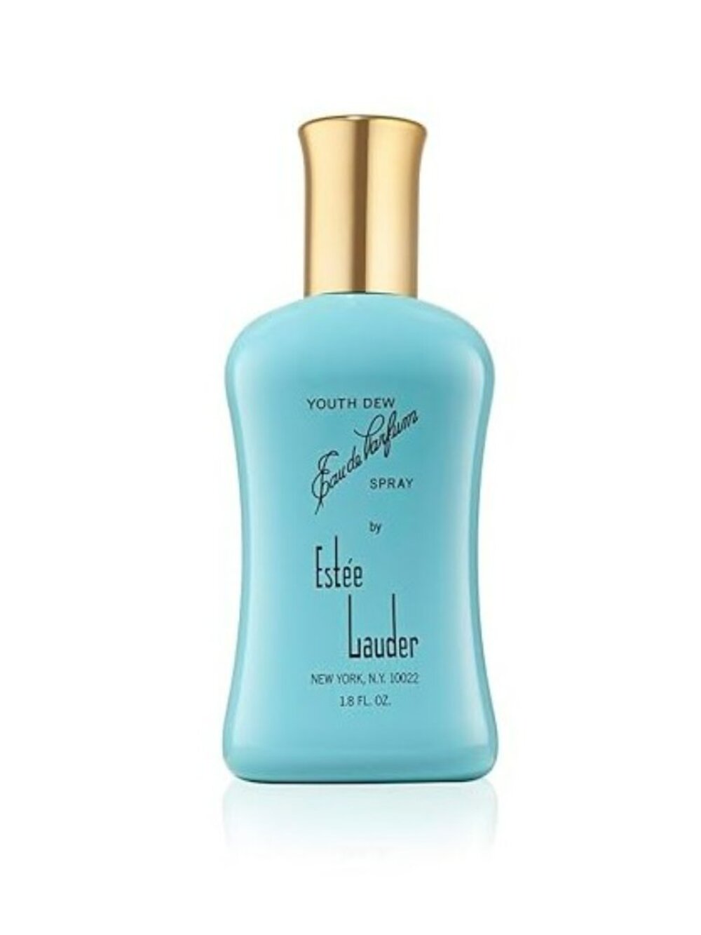 Estée Lauder Youth Dew Eau de Parfum Spray - Light Aqua with Gold Cap